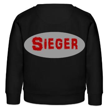 Sieger - Kinder Organic Sweatshirt Mini Changer von Stanley/Stella - Schwarz - Hinten - AI Model Kid Male (0cm)