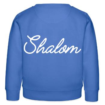 shalom - Sweat enfant bio Stanley/Stella - carolina blue - Dos - AI Model Kid Female (0cm)