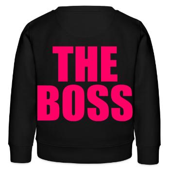 The boss - Sweat enfant bio Stanley/Stella - noir - Dos - AI Model Kid Male (0cm)