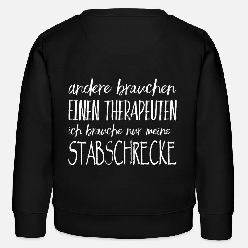 phasmes phasmes l'attitude des insectes - Sweat enfant bio Stanley/Stella - noir
