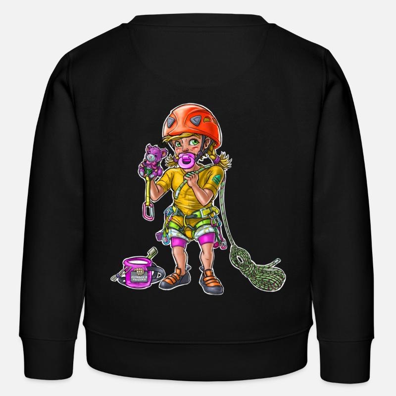 Bébé Grimpeur Enfant 00 - Sweat enfant bio Stanley/Stella - noir