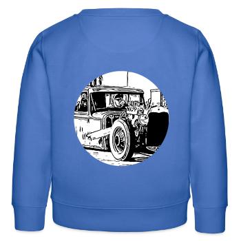 Voiture - Sweat enfant bio Stanley/Stella - carolina blue - Dos - AI Model Kid Female (0cm)