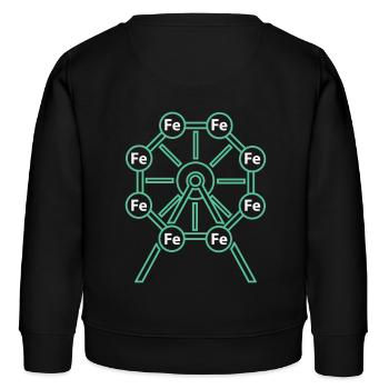 La grande roue de la chimie ! - Cadeau - Sweat enfant bio Stanley/Stella - noir - Dos - AI Model Kid Male (0cm)