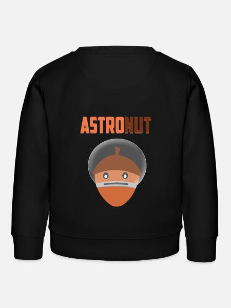 ASTRONUT - Kinder Organic Sweatshirt Mini Changer von Stanley/Stella - Schwarz