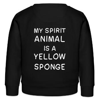 des phrases drôles - Sweat enfant bio Stanley/Stella - noir - Dos - AI Model Kid Male (0cm)
