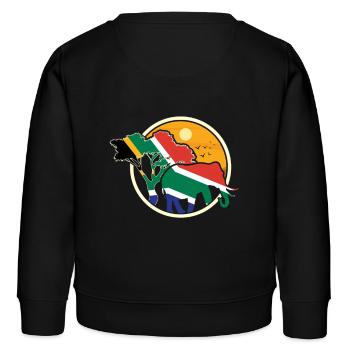 Afrique du Sud - Sweat enfant bio Stanley/Stella - noir - Dos - AI Model Kid Male (0cm)