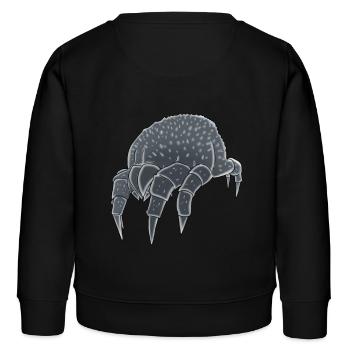 Aauvants insectes phobie parasite - Sweat enfant bio Stanley/Stella - noir - Dos - AI Model Kid Male (0cm)