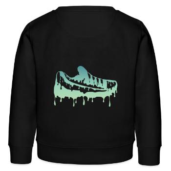 Chaussures colorées - Sweat enfant bio Stanley/Stella - noir - Dos - AI Model Kid Male (0cm)