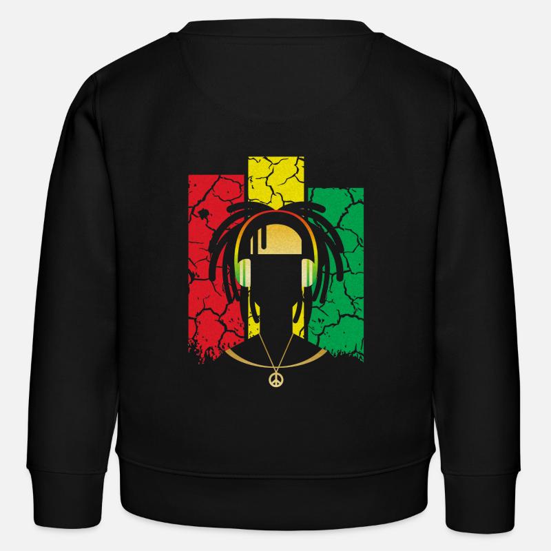 Reggae - Sweat enfant bio Stanley/Stella - noir