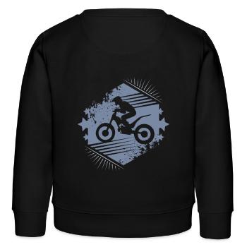 Vélo d'essai - Sweat enfant bio Stanley/Stella - noir - Dos - AI Model Kid Male (0cm)