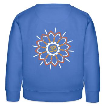 Om Zen - Sweat enfant bio Stanley/Stella - carolina blue - Dos - AI Model Kid Female (0cm)