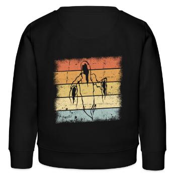 Ghost Hunters - Kids Organic Sweatshirt by Stanley/Stella - black - Back - AI Model Kid Male (0cm)