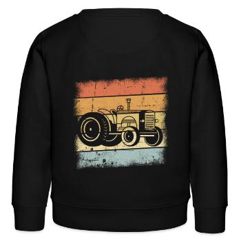 Tracteur - Sweat enfant bio Stanley/Stella - noir - Dos - AI Model Kid Male (0cm)