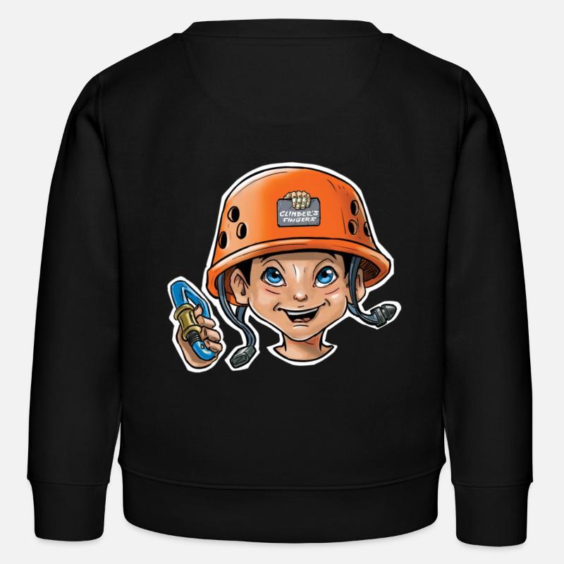 Petit grimpeur 2 - Sweat enfant bio Stanley/Stella - noir