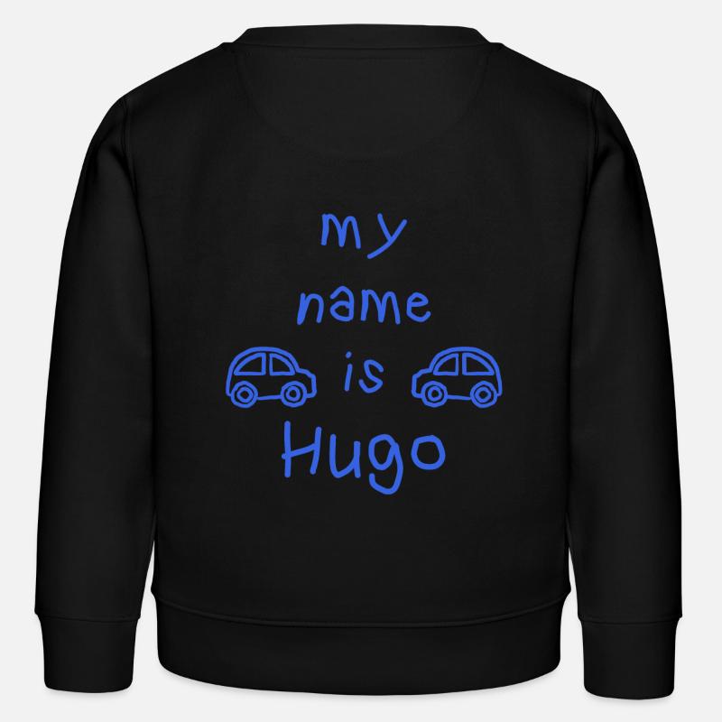 HUGO MY NAME IS - Sweat enfant bio Stanley/Stella - noir