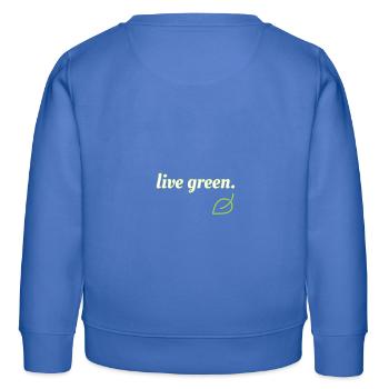 Vert vivant - Sweat enfant bio Stanley/Stella - carolina blue - Dos - AI Model Kid Female (0cm)