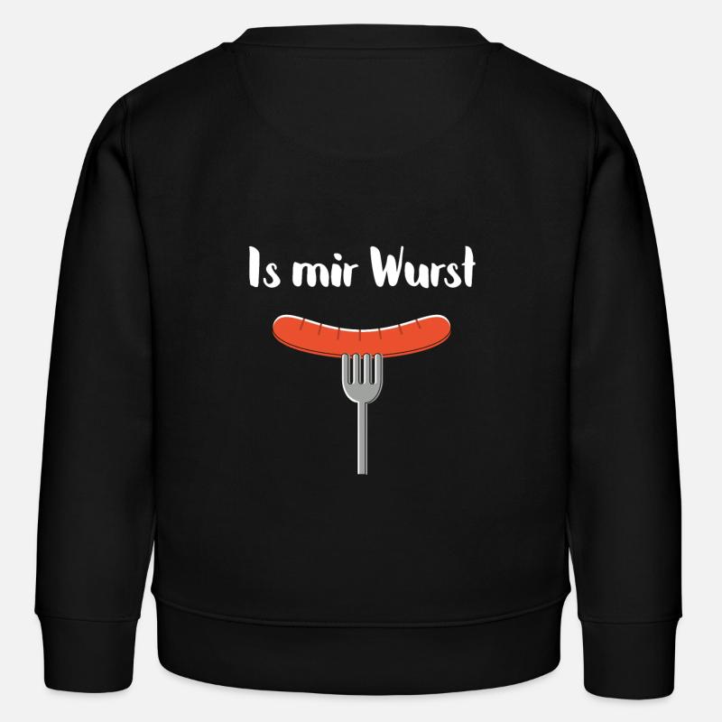 Est-ce que je suis saucisse - Sweat enfant bio Stanley/Stella - noir