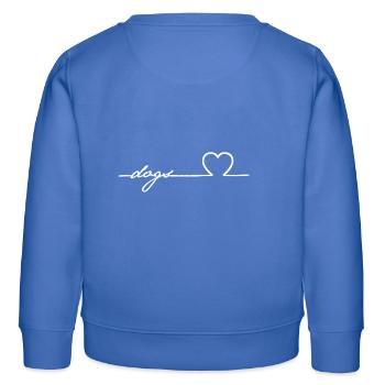 canine - Sweat enfant bio Stanley/Stella - carolina blue - Dos - AI Model Kid Female (0cm)