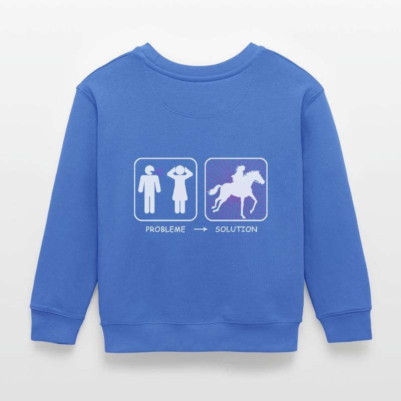 Problem? Solution Kids Organic Sweatshirt by Stanley/Stella