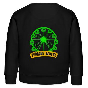 La grande roue de la chimie ! - Cadeau - Sweat enfant bio Stanley/Stella - noir - Dos - AI Model Kid Male (0cm)