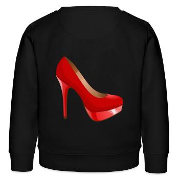 High heels - Kinder Organic Sweatshirt Mini Changer von Stanley/Stella - Schwarz - Hinten - AI Model Kid Male (0cm)