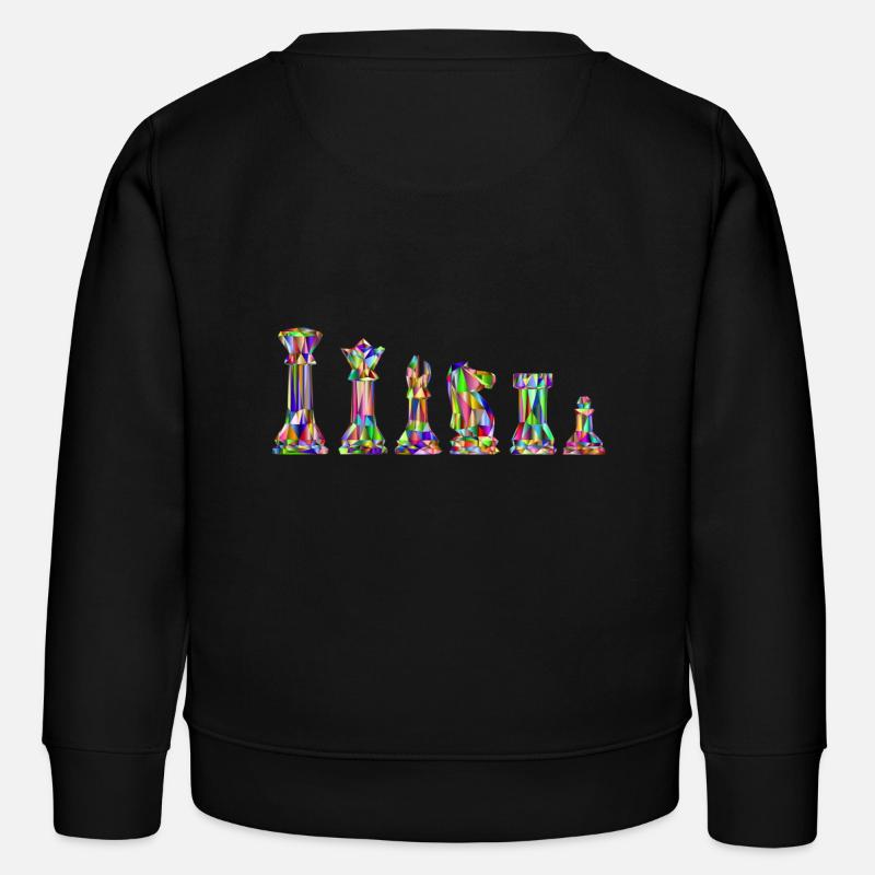 Chess - Kids Organic Sweatshirt by Stanley/Stella - black