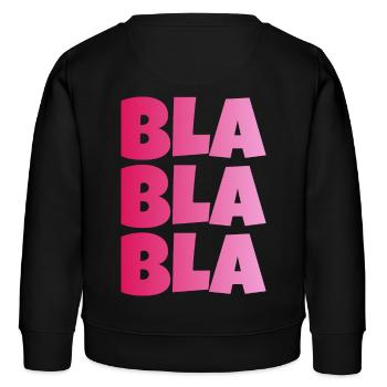 BLA BLA BLAS - Sweat enfant bio Stanley/Stella - noir - Dos - AI Model Kid Male (0cm)
