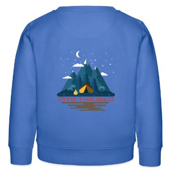 Into the wild - Sweat enfant bio Stanley/Stella - carolina blue - Dos - AI Model Kid Female (0cm)