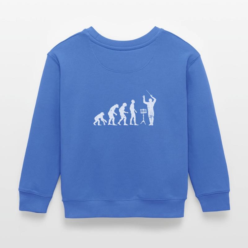Dirigent Evolution Musiker Geschenkidee Kinder Organic Sweatshirt Mini Changer von Stanley/Stella
