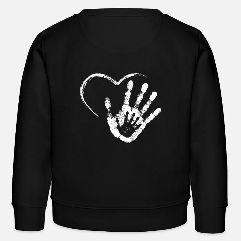 HAND IN HAND - Kinder Organic Sweatshirt Mini Changer von Stanley/Stella - Schwarz