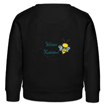 Kleine Hummel - Kinder Organic Sweatshirt Mini Changer von Stanley/Stella - Schwarz - Hinten - AI Model Kid Male (0cm)