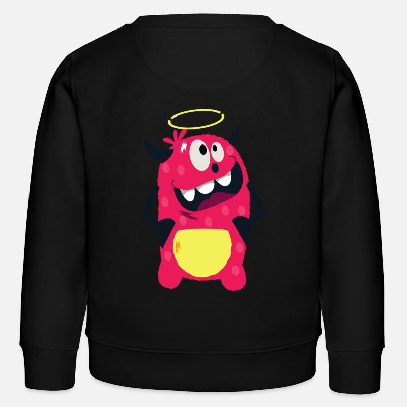 Liebes Knuddelmonster - Kinder Organic Sweatshirt Mini Changer von Stanley/Stella - Schwarz