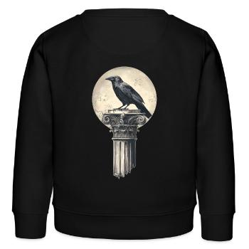 Raven - Kids Organic Sweatshirt by Stanley/Stella - black - Back - AI Model Kid Male (0cm)