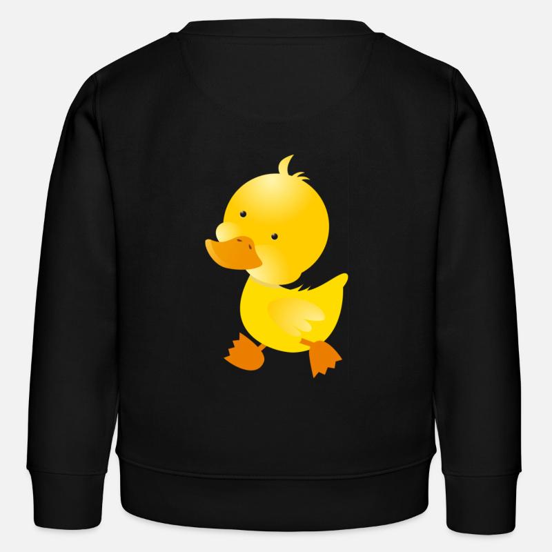 Ente - Kinder Organic Sweatshirt Mini Changer von Stanley/Stella - Schwarz
