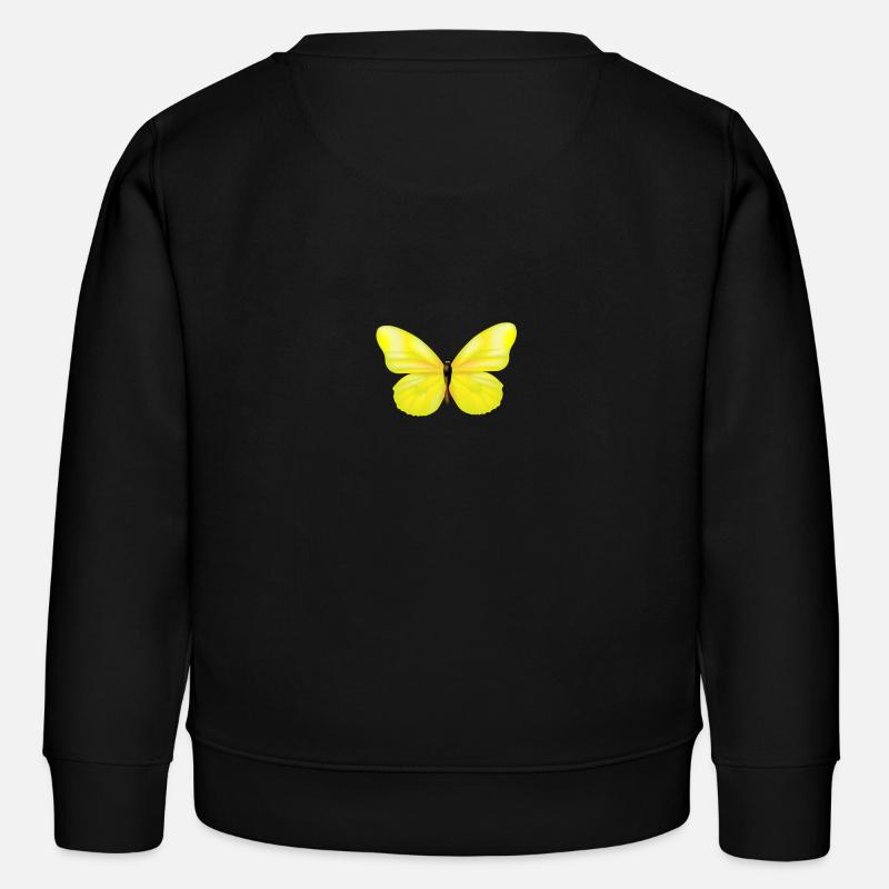 papillon - Sweat enfant bio Stanley/Stella - noir