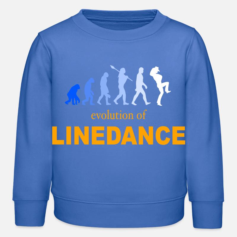 Évolution de la danse en ligne - Sweat enfant bio Stanley/Stella - carolina blue
