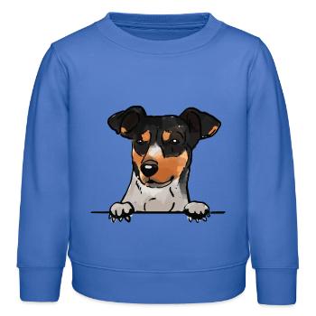 Andalusischer Rattenjagdhund für Guckhundeliebhaber - Kinder Organic Sweatshirt Mini Changer von Stanley/Stella - carolina Blue - Vorne - AI Model Kid Female (0cm)