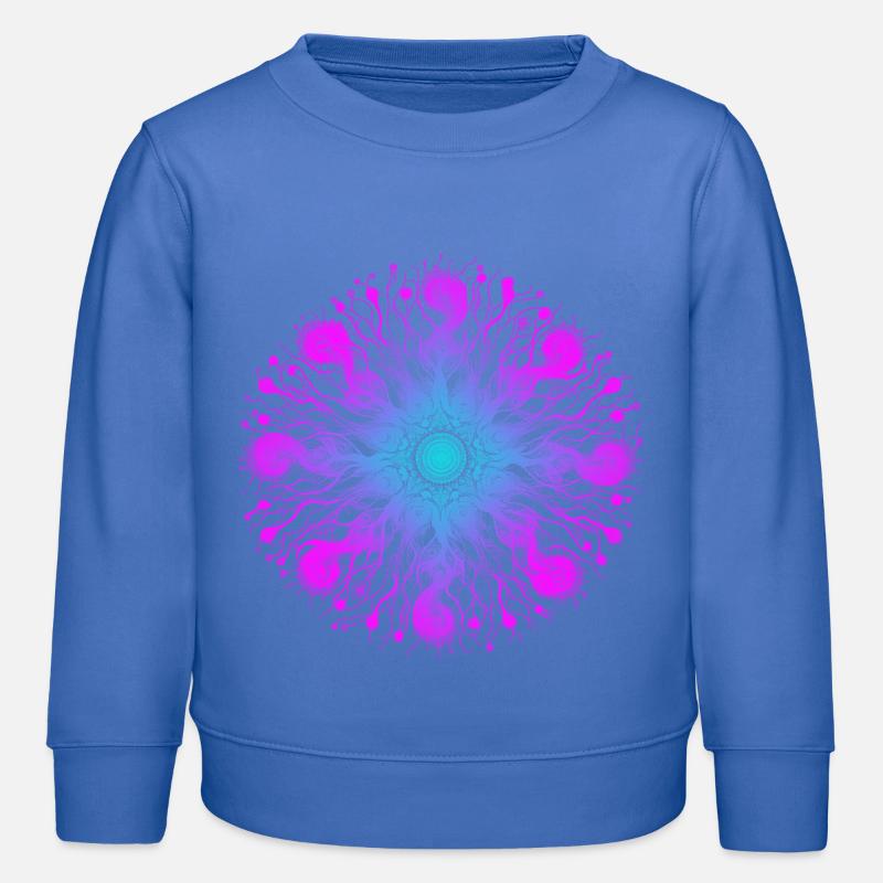 Mandala Psyché - Sweat enfant bio Stanley/Stella - carolina blue