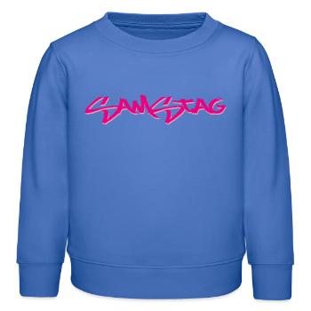 Samstag, alle Wochentage erhältlich, nettsfetz.de - Kinder Organic Sweatshirt Mini Changer von Stanley/Stella - carolina Blue - Vorne - AI Model Kid Female (0cm)
