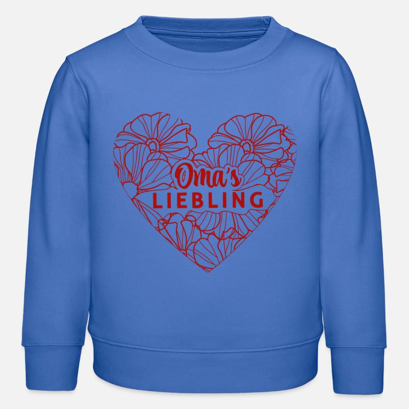 Oma´s Liebling - Kinder Organic Sweatshirt Mini Changer von Stanley/Stella - carolina Blue