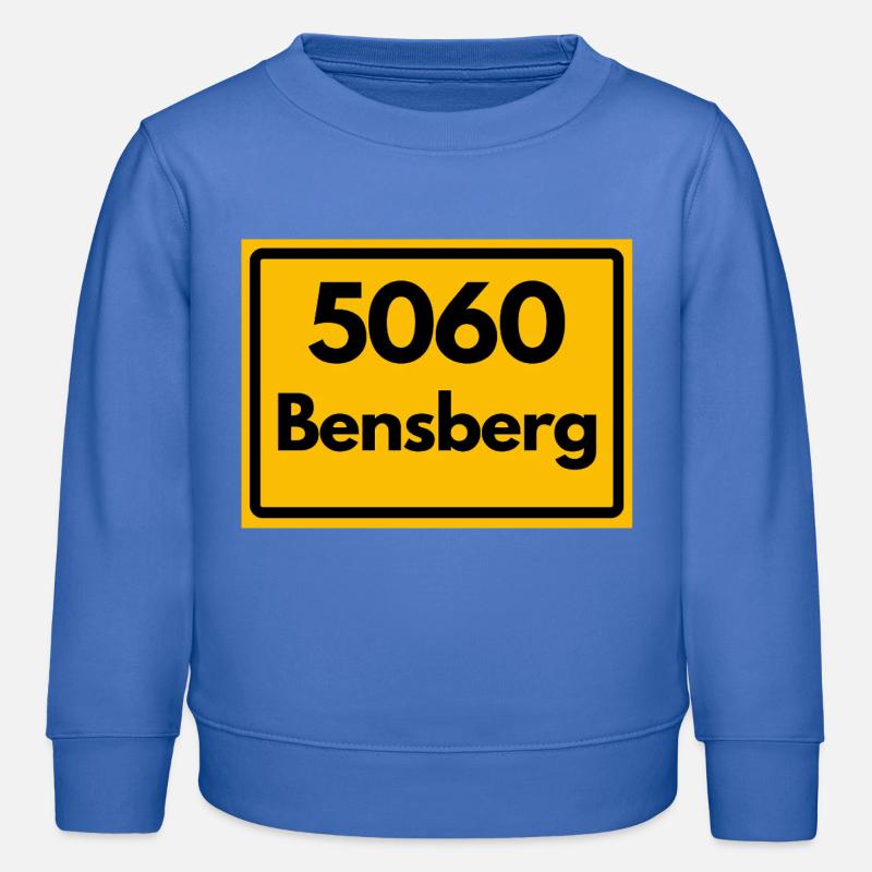 ALTE POSTLEITZAHL PLZ RETRO 5060 BENSBERG - Kinder Organic Sweatshirt Mini Changer von Stanley/Stella - carolina Blue
