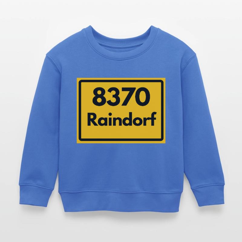 OLD POSTCODE POSTCODE RETRO 8370 RAINDORF HEIMATT Kids Organic Sweatshirt by Stanley/Stella