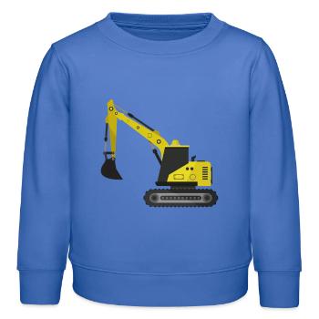 Bagger - Kinder Organic Sweatshirt Mini Changer von Stanley/Stella - carolina Blue - Vorne - AI Model Kid Female (0cm)