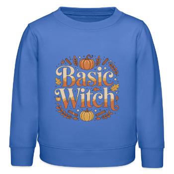 Witchcraft Basic Witch Enchanted Tarot Reading - Kids Organic Sweatshirt by Stanley/Stella - carolina blue - Front - AI Model Kid Female (0cm)