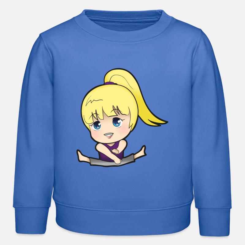 Chibi Anime Manga Splitkick - Sweat enfant bio Stanley/Stella - carolina blue