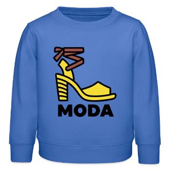 Chaussures à talons hauts Moda Italie Fashion Vacation - Sweat enfant bio Stanley/Stella - carolina blue - Devant - AI Model Kid Female (0cm)