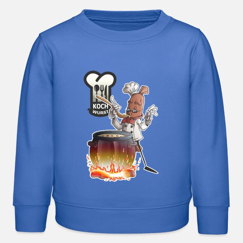 Saucisse cuite - Sweat enfant bio Stanley/Stella - carolina blue