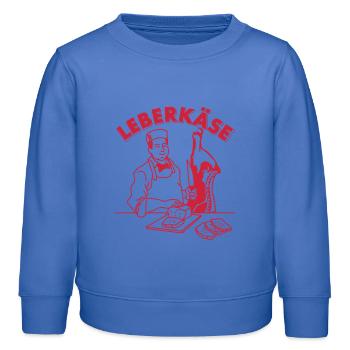 Lustiger Metzger Leberkäse Bayrischer Döner - Kinder Organic Sweatshirt Mini Changer von Stanley/Stella - carolina Blue - Vorne - AI Model Kid Female (0cm)