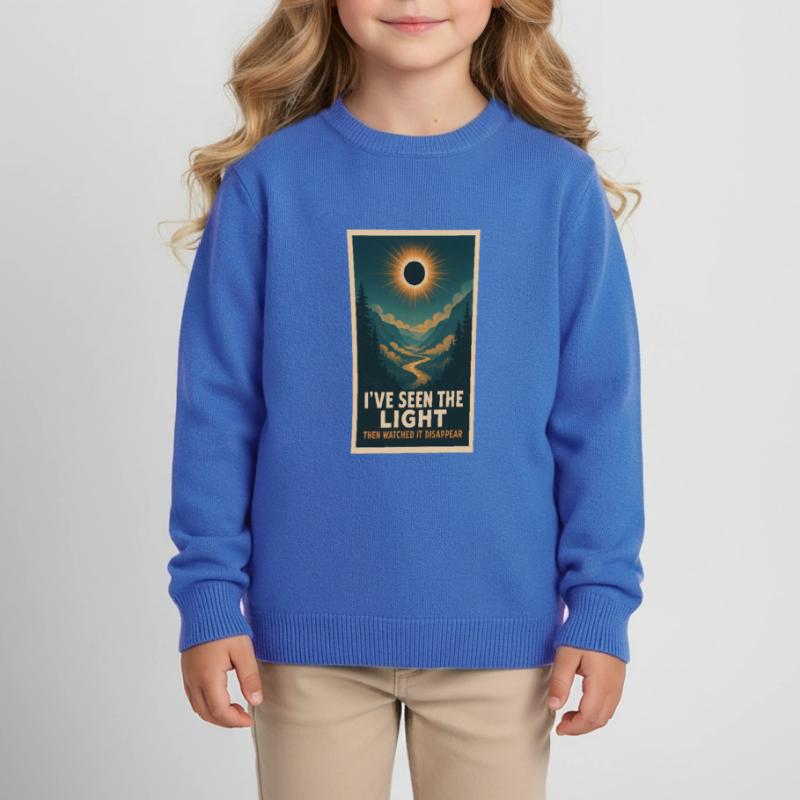 Licht verschwindet | Eclipse Kinder Organic Sweatshirt Mini Changer von Stanley/Stella