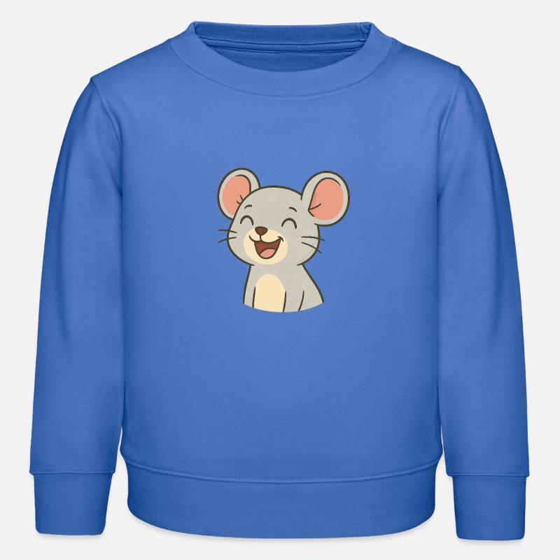 Lachende_Maus - Kids Organic Sweatshirt by Stanley/Stella - carolina blue